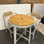 Tuinset Bari, Aluminium & Teak